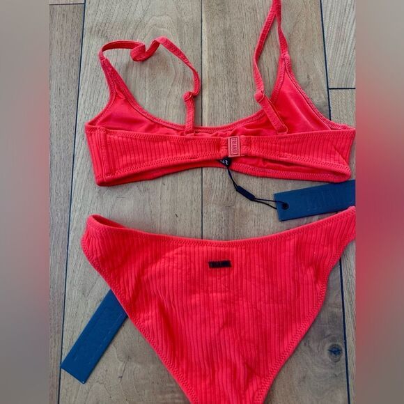 Triangl Swimwear Neon Coral Bikini - Picture 4 of 5